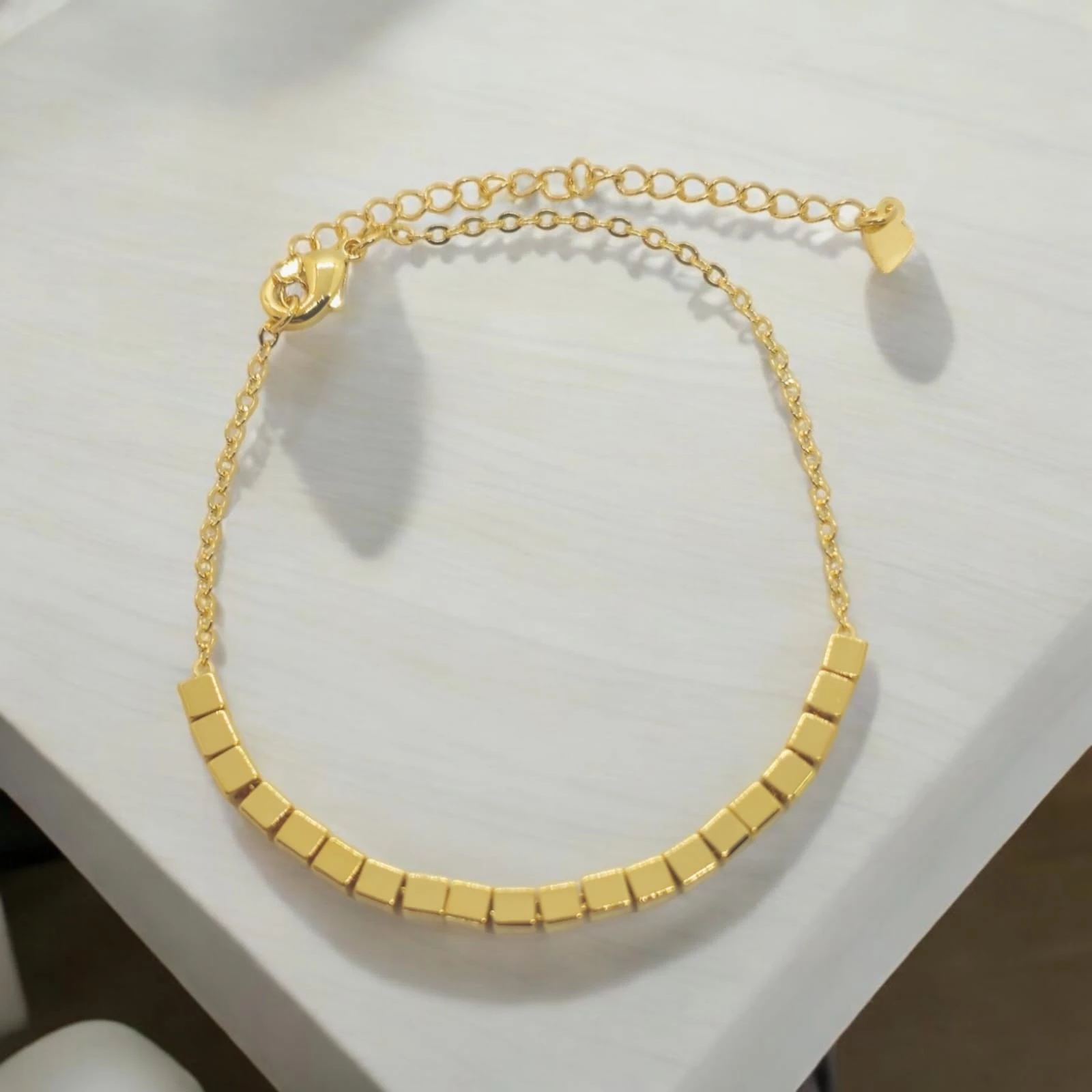 Pulseira Tubo Quadrado